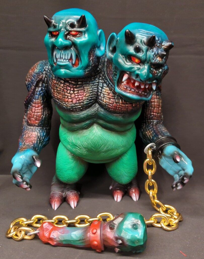 YABANJIN SX TOY YABANJIN(ピンク成型/赤/緑/紫/青/黄塗装) 野蛮人 A 
