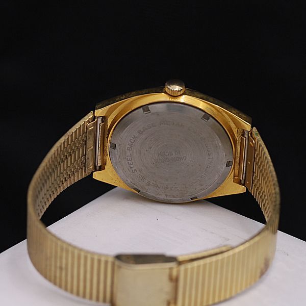 手巻き時計 ゴールド文字盤 レザー オリジナル 手巻き ゴールド文字盤 デイト メンズ腕時計 OGH 2000000