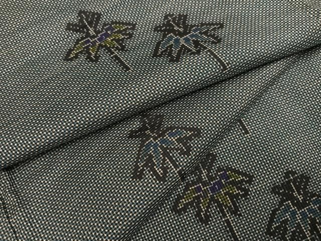 平和屋着物●本場大島紬　一元絣　流水文　正絹　逸品　AABC9657ph 平和屋着物○本場大島紬 一元絣 笹文 正絹 逸品 AABC0627ph - メルカリ