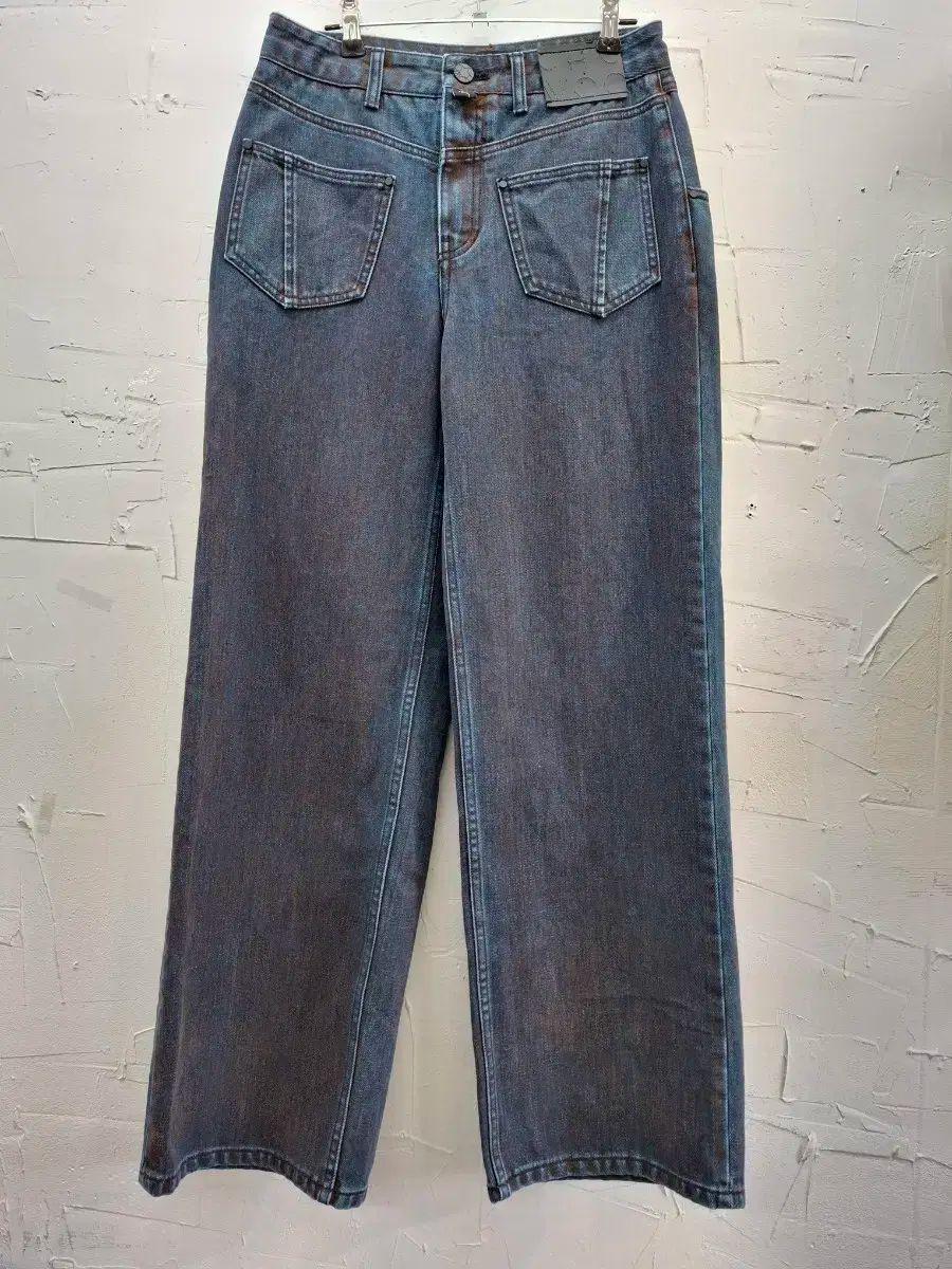 CHOWOO ジョウ デニム ワイド パンツ 28インチ