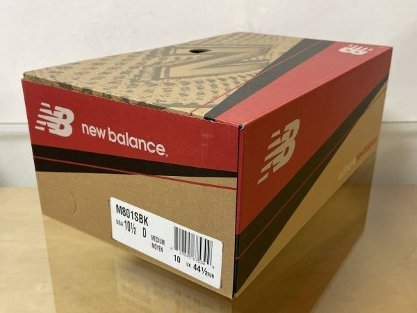 未使用品 NEW BALANCE ニューバランス M801SBK BLACK サンダル スリッポン ミュール ブラック 10.5D 28.5cm -  メルカリ