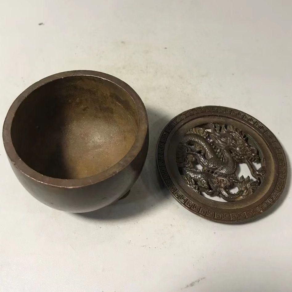 手数料安い 工芸品 装飾品 香道具 銅細工 龍鳳香炉 美術品 メルカリ - 置物 工芸品