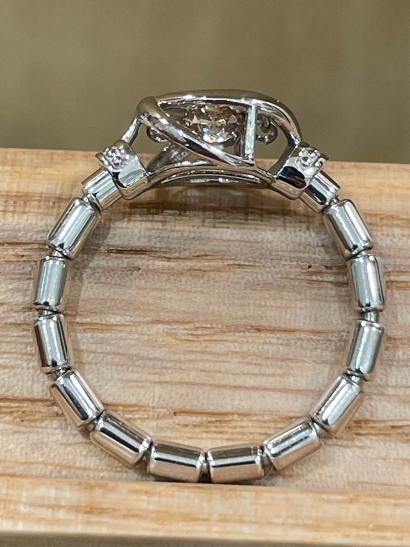 新品】Ptダンシングストーンダイヤストレッチリング - メルカリ