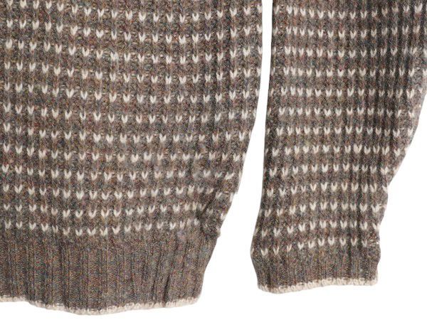 90s ウールリッチ バーズアイ ウール ニット カーディガン レディース L 90年代 オールド Woolrich アウトドア セーター 前開き 総柄 丸首 お得なクーポン配布中!】 90s ウールリッチ バーズアイ ウール ニット