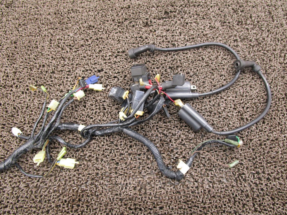ドラッグスター250 メインハーネス A7285 CDI レギュレター イグニッションコイル リレー VG02J ヤマハ G604E DragStar キャブ車