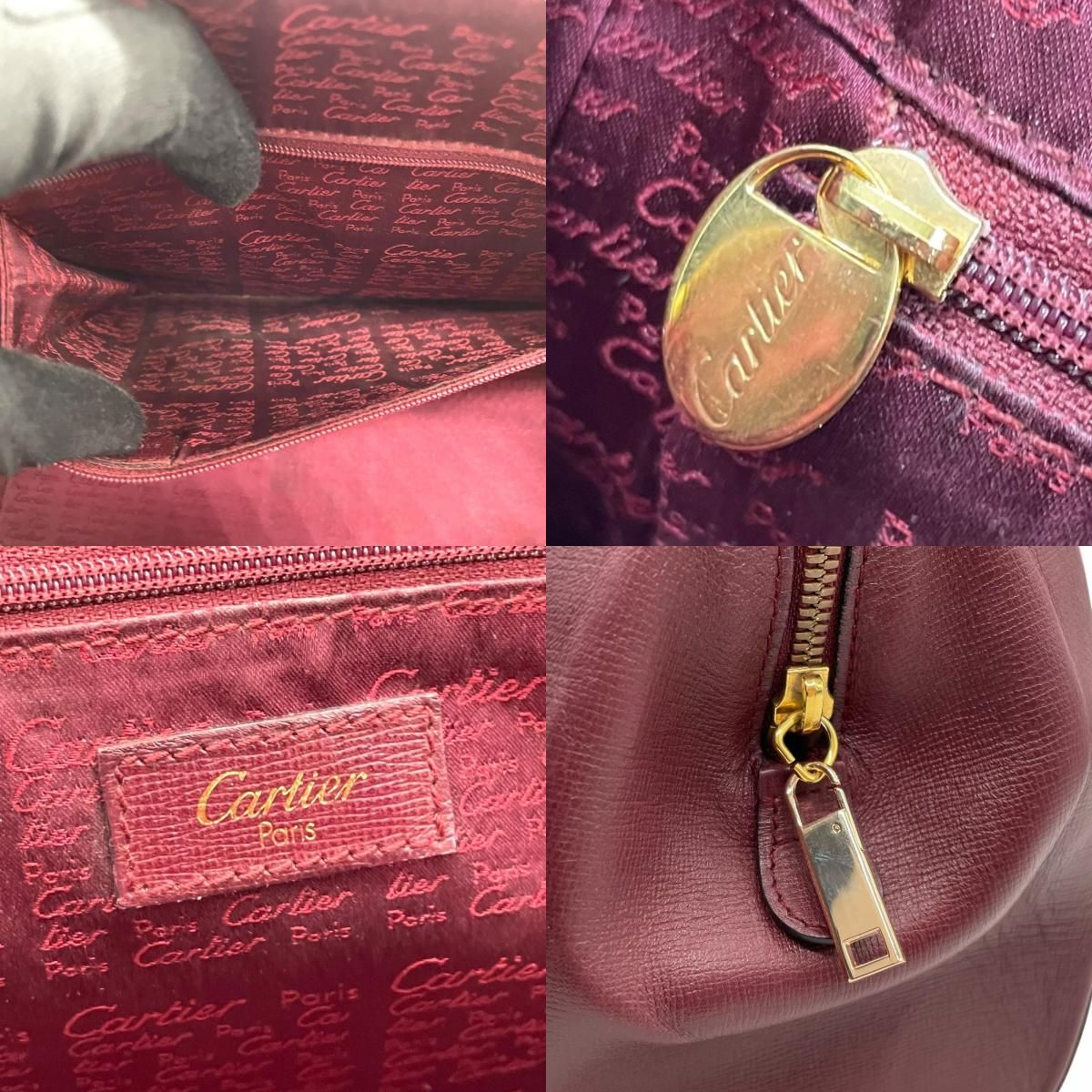 美品】Cartier カルティエ マストライン ハンドバッグ ミニボストン