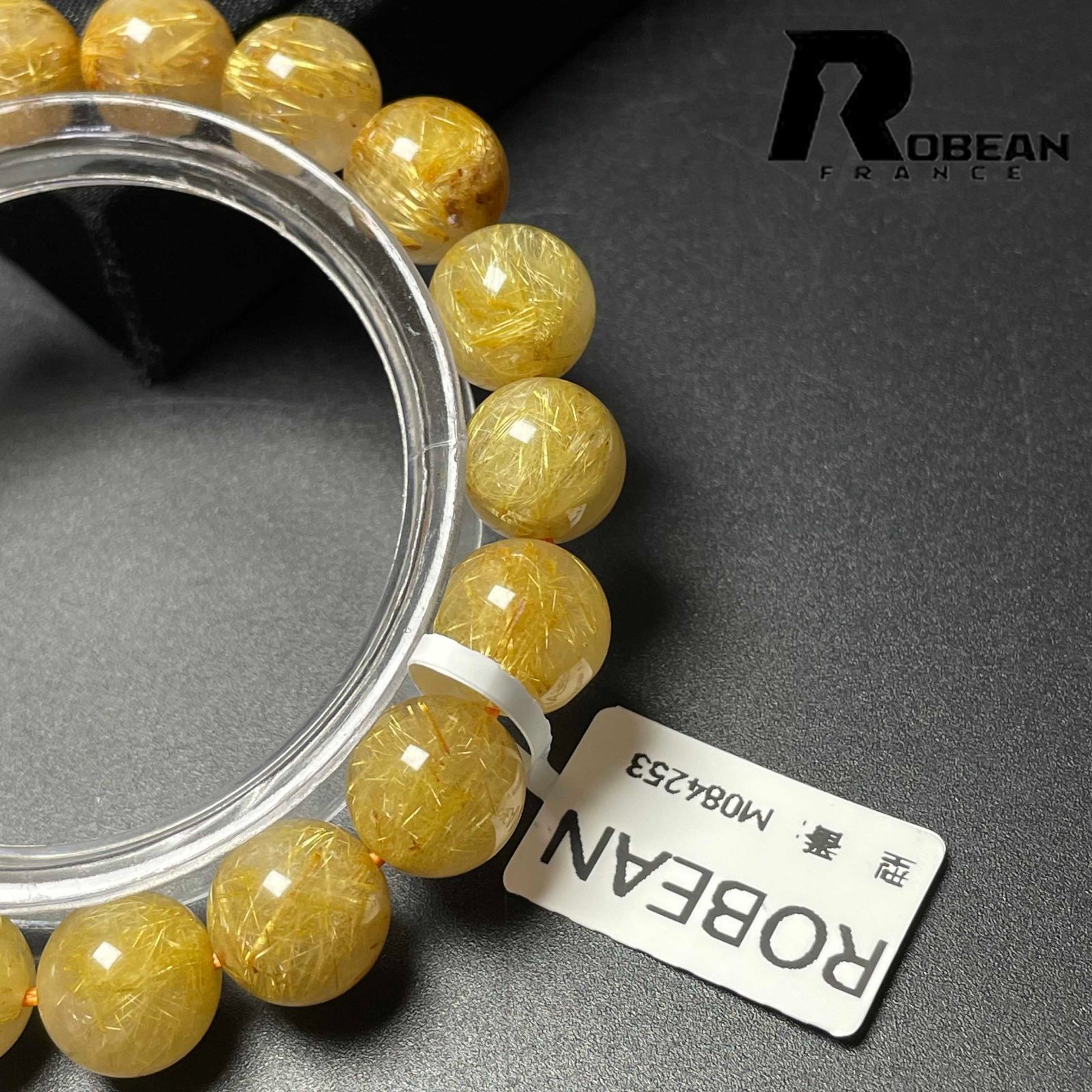 上級 EU製 定価14万円☆ROBEAN・極!極満針ルチルクォーツ☆