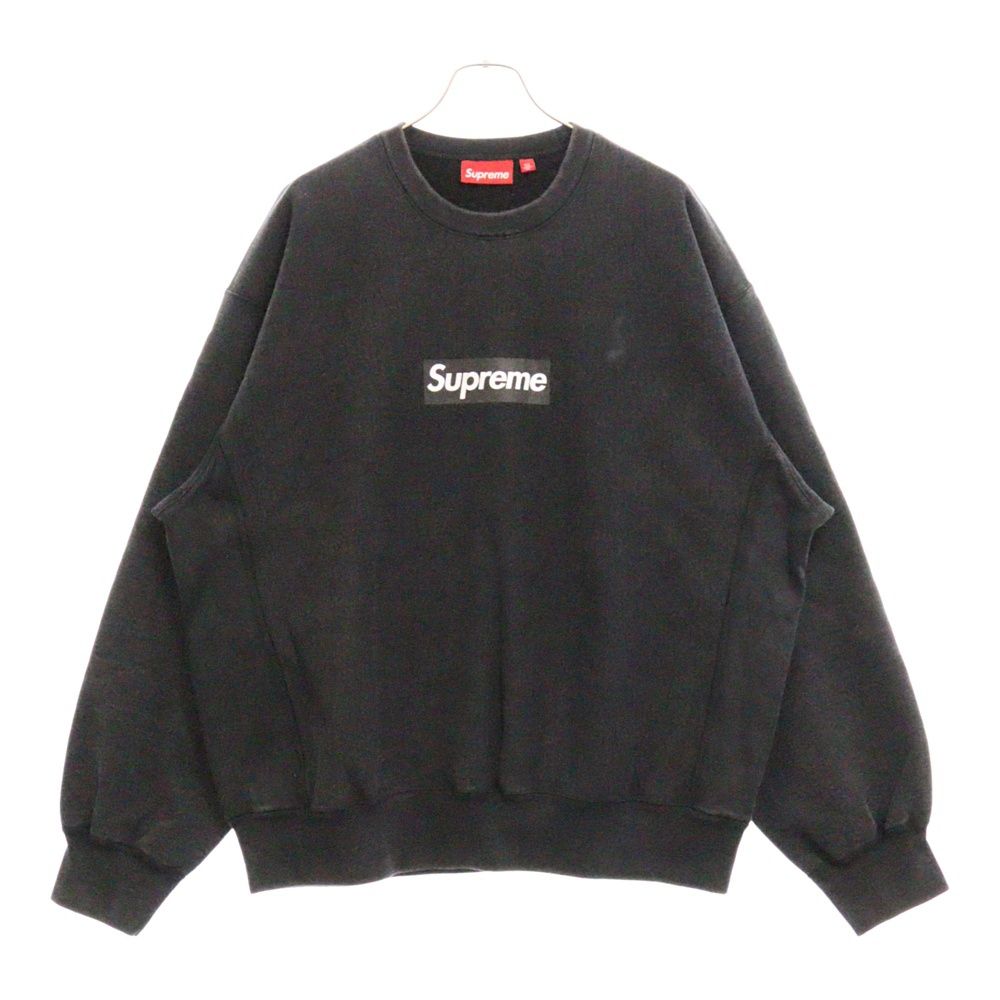 SUPREME (シュプリーム) 25SS Washed Box Logo Crewneck ウォッシュ  