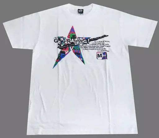 Tシャツ(男性アイドル)　宮野真守 TシャツA ホワイト Mサイズ 「MAMORU MIYANO LIVE TOUR 2015 ～AMAZING!～」 中古】Tシャツ(男性アイドル) 宮野真守 TシャツA ホワイト M