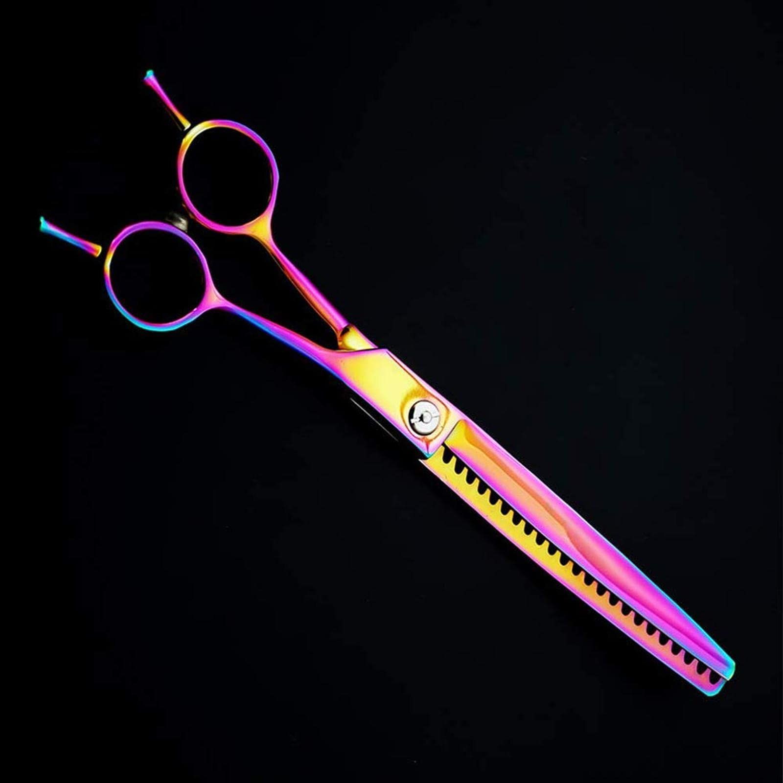 トリミングシザー 美容 カーブハサミ カーブシザー 8.0インチ ペット