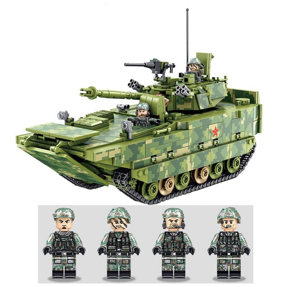 レゴ互換　ブロック　Ｍ６０マガフ　戦車　１７５３ピース 国内発送 レゴ互換 ブロック M60マガフ 戦車 1753ピース