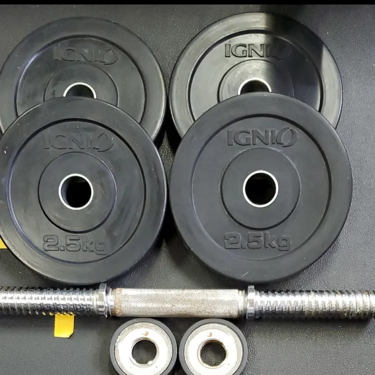 IGNIO ダンベルラバープレート 10kg×2