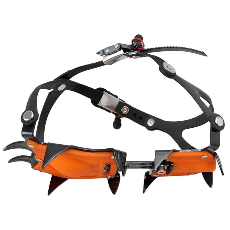 エバニュー EVERNEW 10本爪アイゼン S オレンジ EBY017