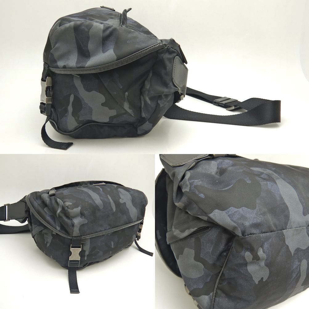 PRADA プラダ VA0991 メッセンジャーバッグ テスート ナイロン BLEU