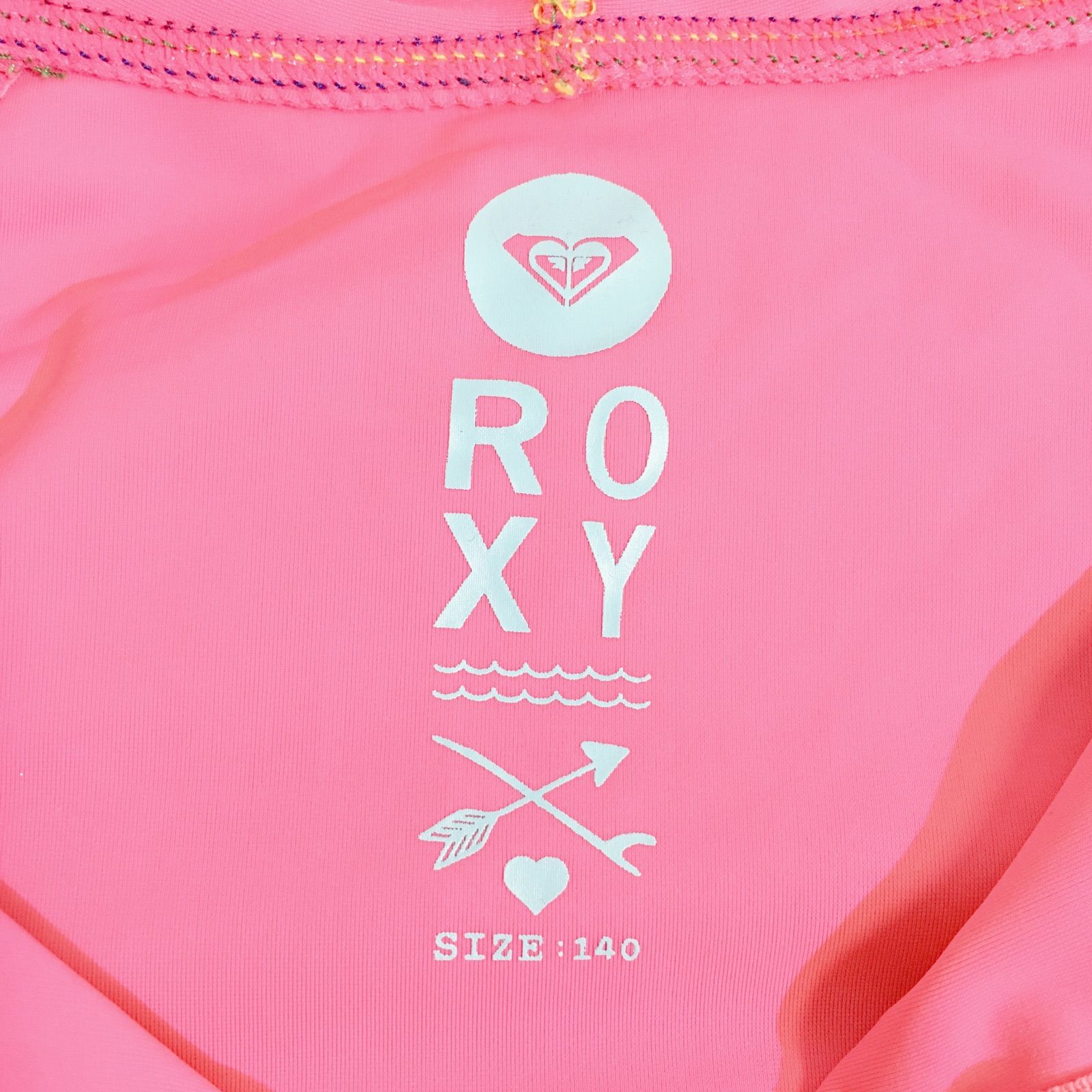 美品】ROXY ロキシー ジャージ ラッシュガード パーカー ピンク キッズ