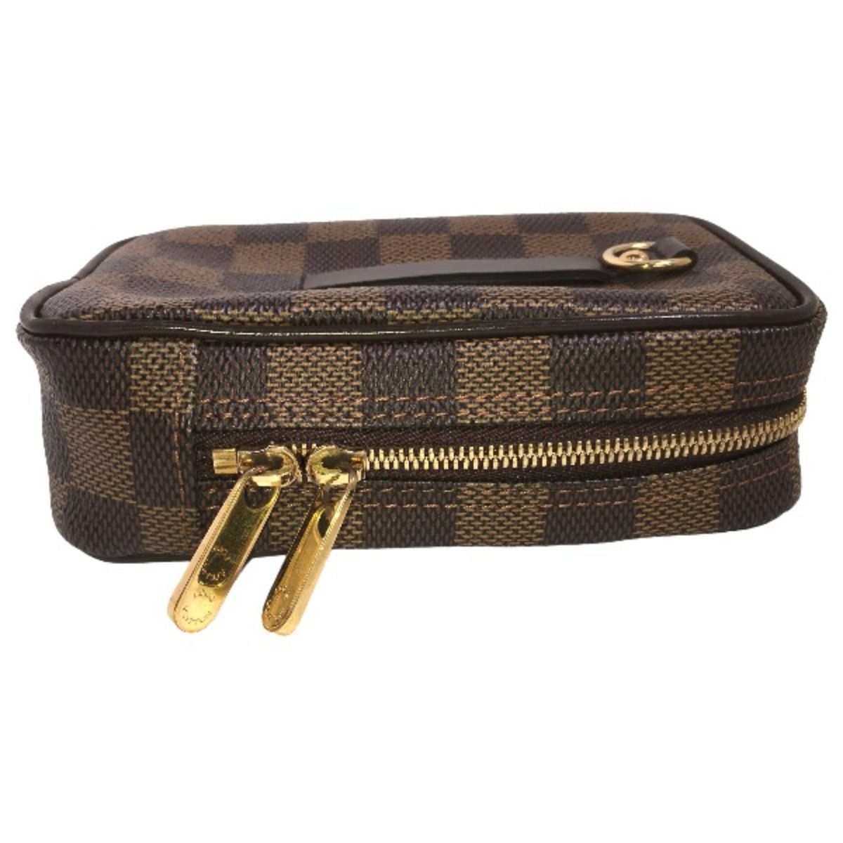 ルイヴィトン LOUIS VUITTON 小物入れ N61737 エテュイオカピGM ダミエキャンバス エベヌ SN0017 美品 財布 ダミエ