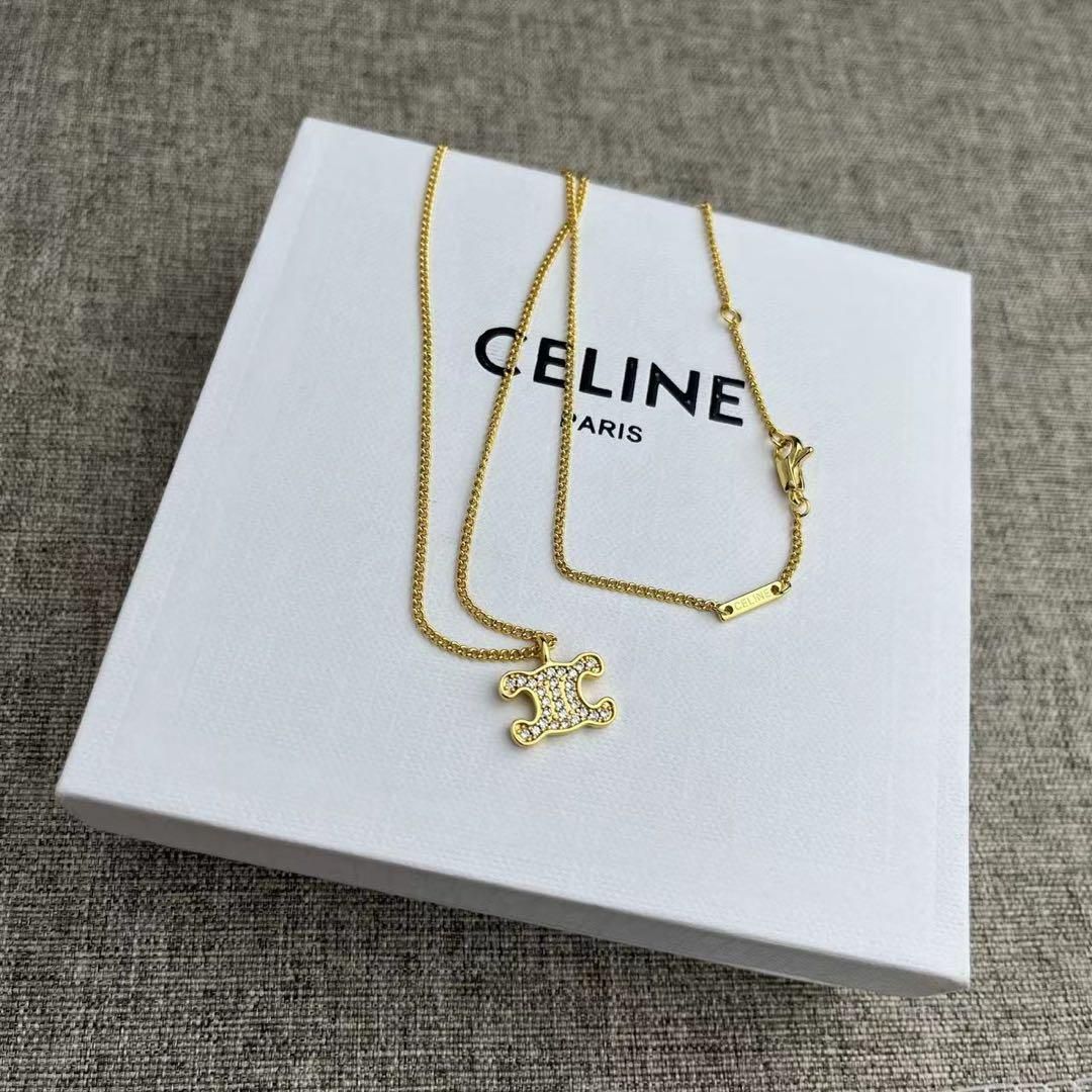 ✨新品✨CELINE セリーヌ ネックレス ゴールド @July jewelry