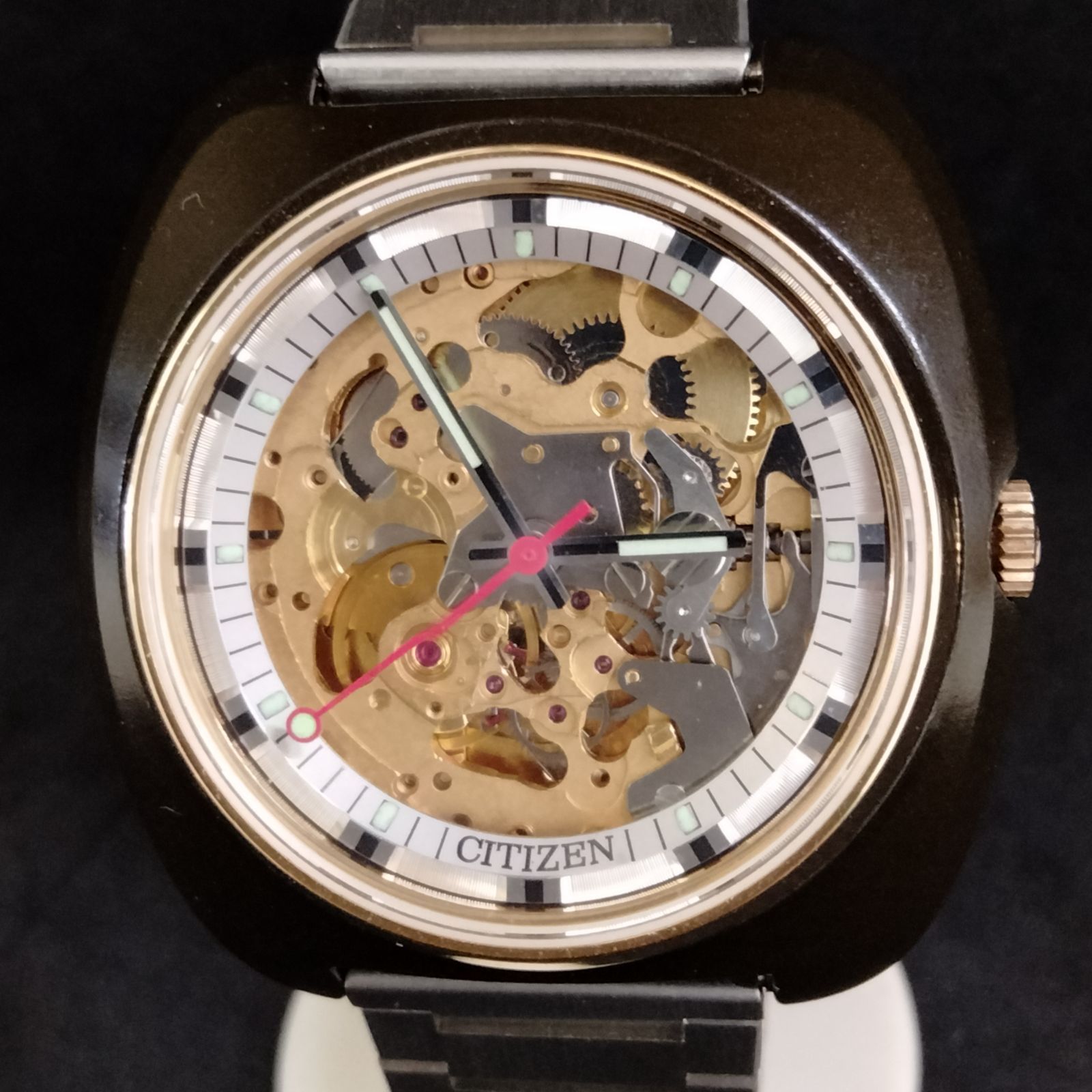 激 CITIZEN 両面スケルトン オートマチック