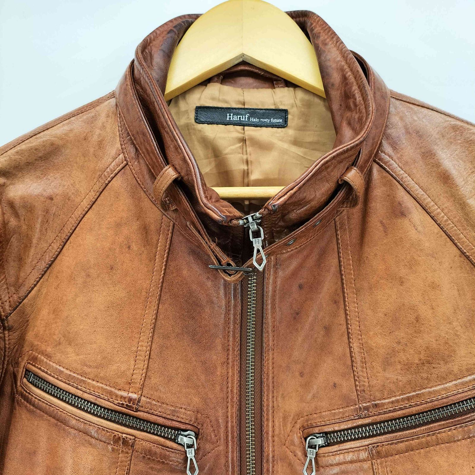 haruf halo rusty future レザージャケット 【公式通販】
