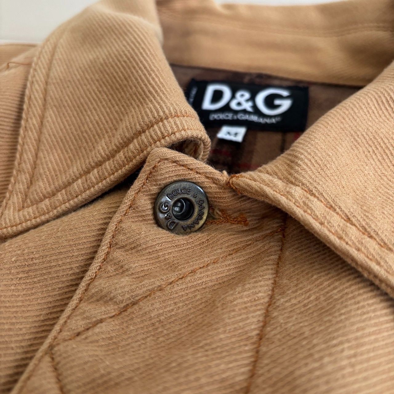 良品◎ DOLCE＆GABBANA ドルガバ コーデュロイ トラッカージャケット 