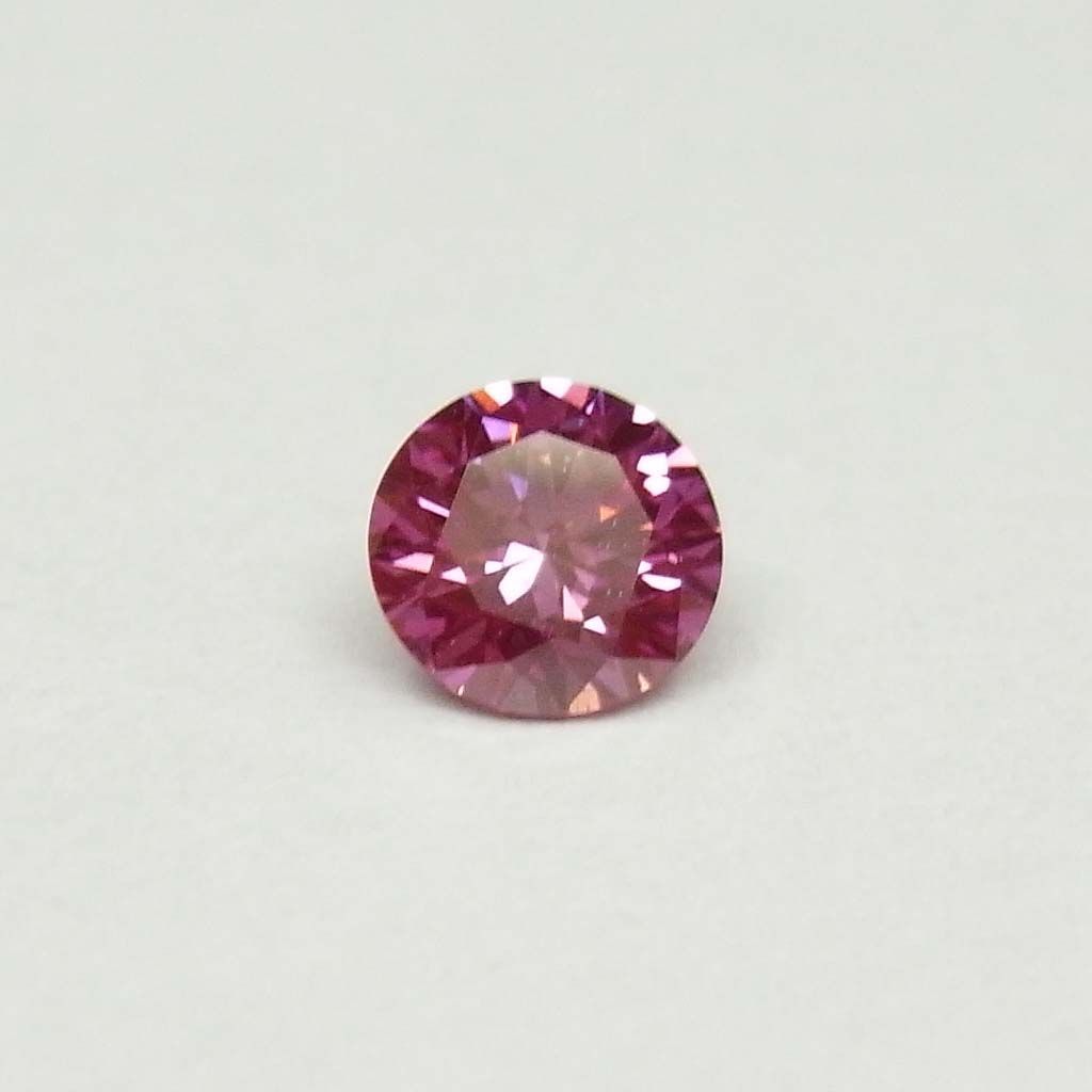 新品：ラボグロウン パープルダイヤモンド ルース 0.22ct VS1（鑑定書 