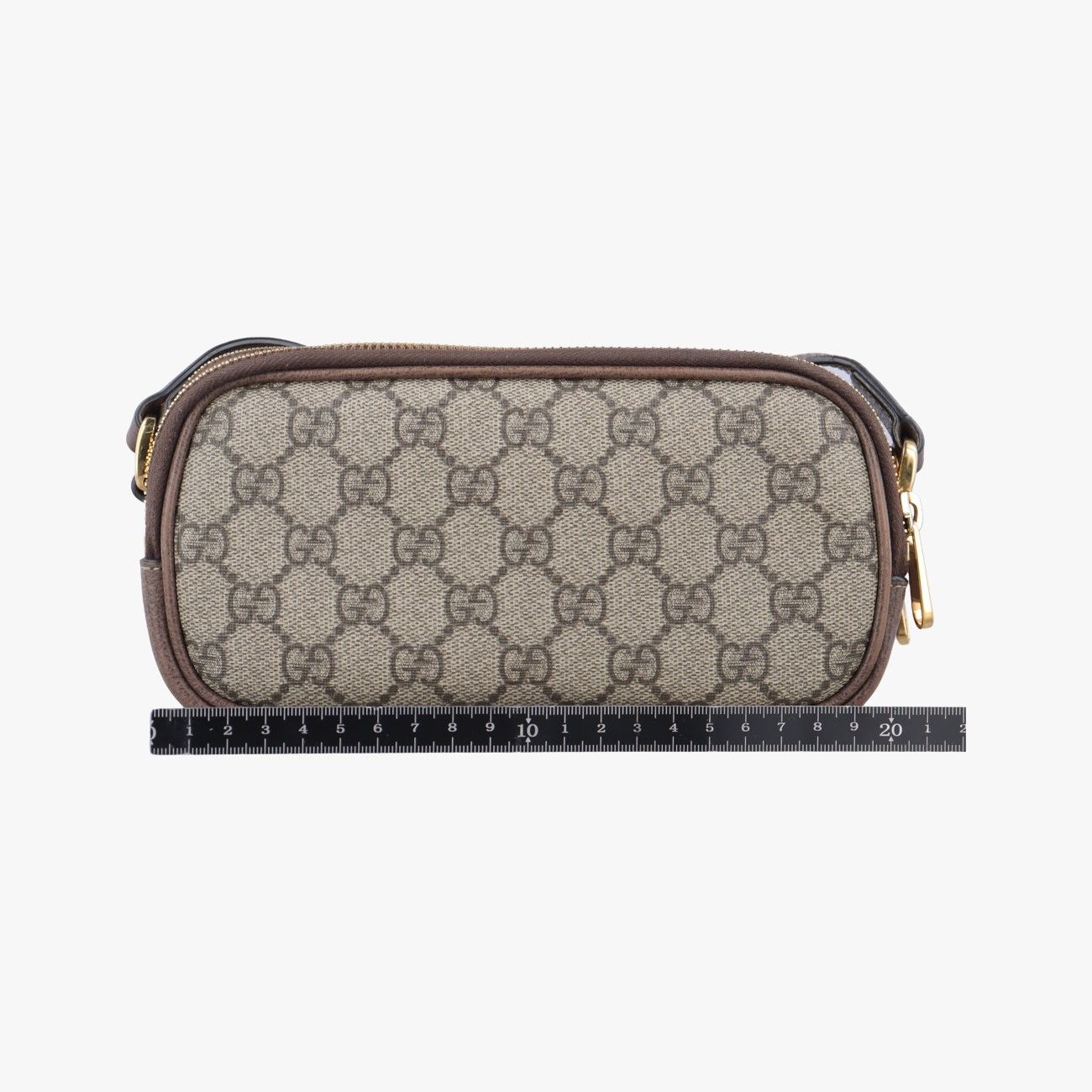 グッチGucciオフィディアブラウンPVCコーティングキャンバス×レザー546597