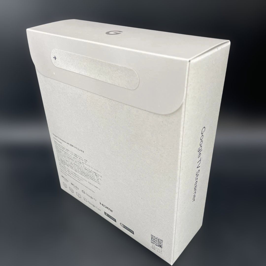 未開封】Google TV Streamer (4K) 音声リモコン付き GA05662-JP