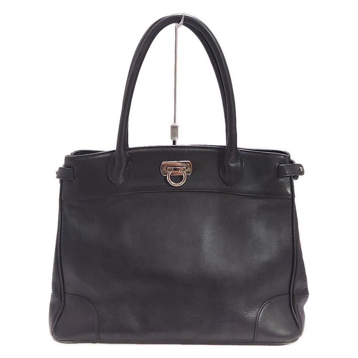 デンハマノ ハンドバッグ - 黒 レザー