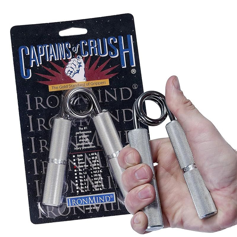 IRONMIND キャプテンズ・オブ・クラッシュ ハンドグリッパー ポイントファイブ (120 lb. 約54kg)