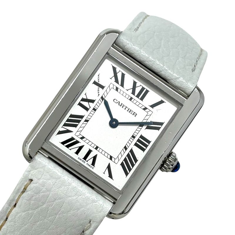 カルティエ Cartier タンクソロ SM WSTA0030 シルバー SS レディース 腕時計 - メルカリ