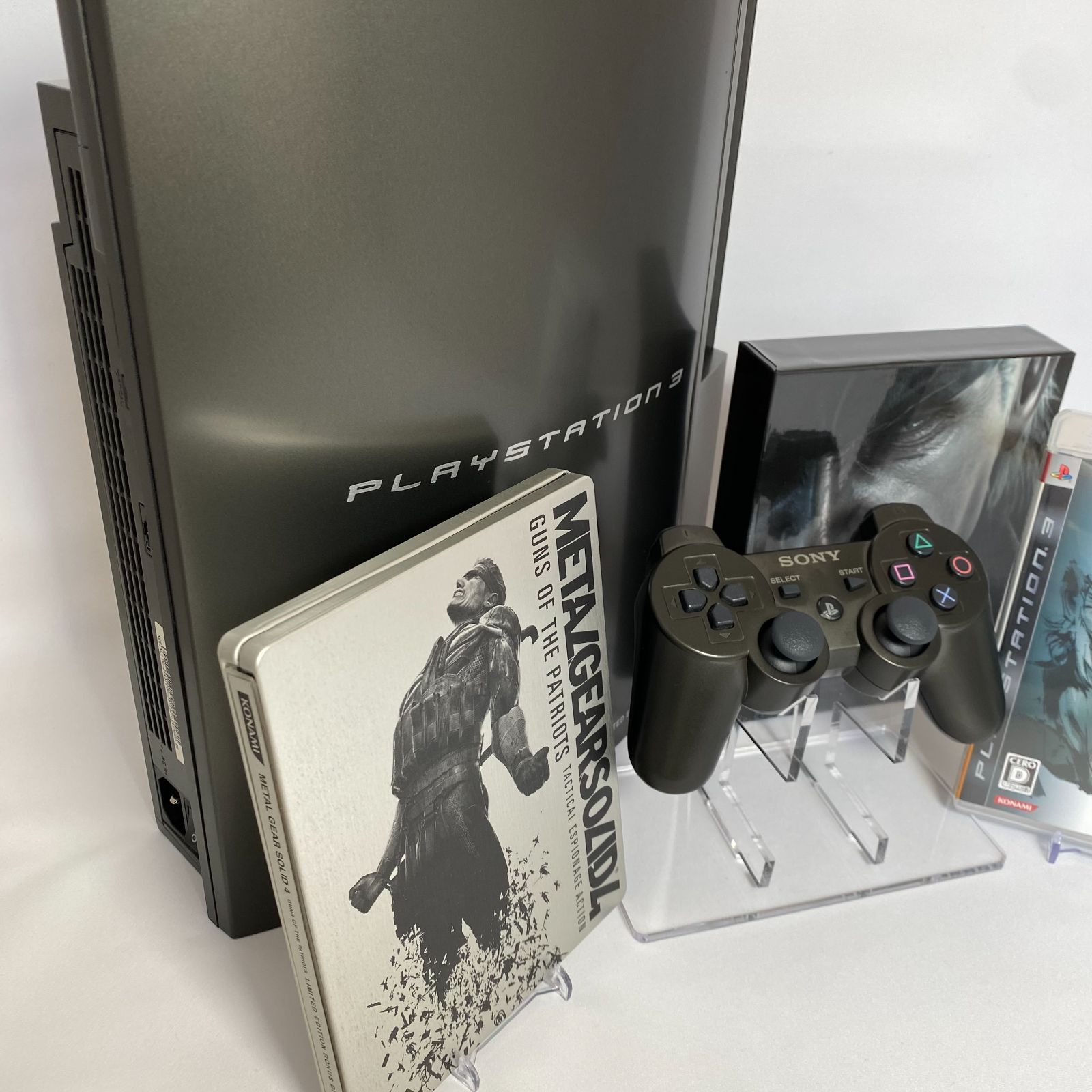 清掃/動作確認済】PlayStation3 メタルギアソリッドⅣ メタルギア4 PS3 プレミアムパック MGS4 モデル 鋼 本体【極美品 /限定版】－－Mercari