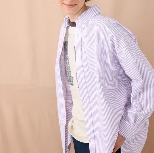 BEAMS BOY ビームスボーイ 23AW ビッグボタンダウンシャツ 13-11-0187 