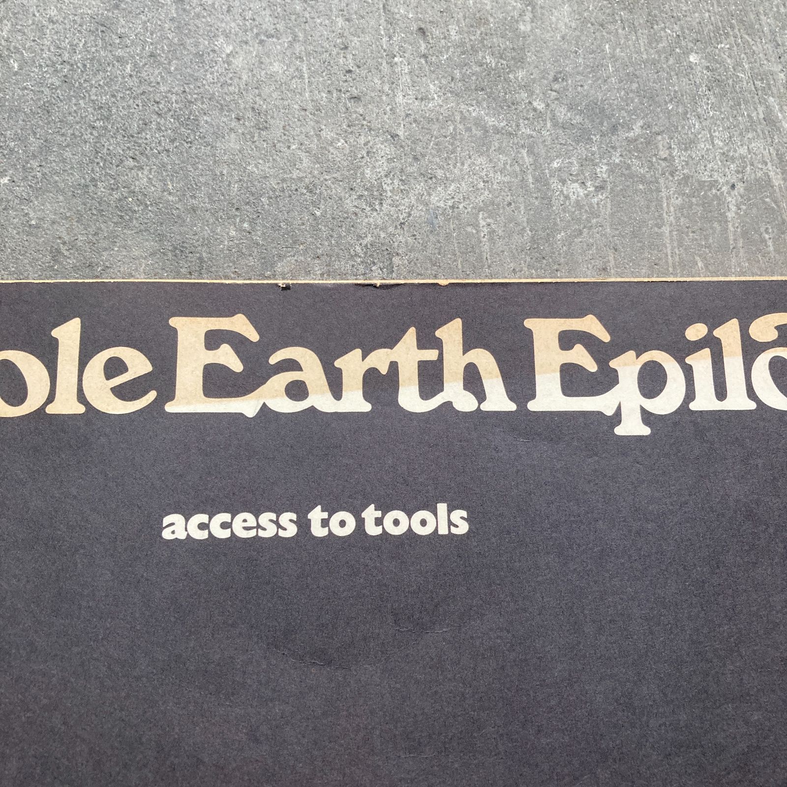 「Whole Earth Epilog 」ホールアースエピローグ 1974年刊 Whole Earth Epilog ホールアースエピローグ / Whole Earth