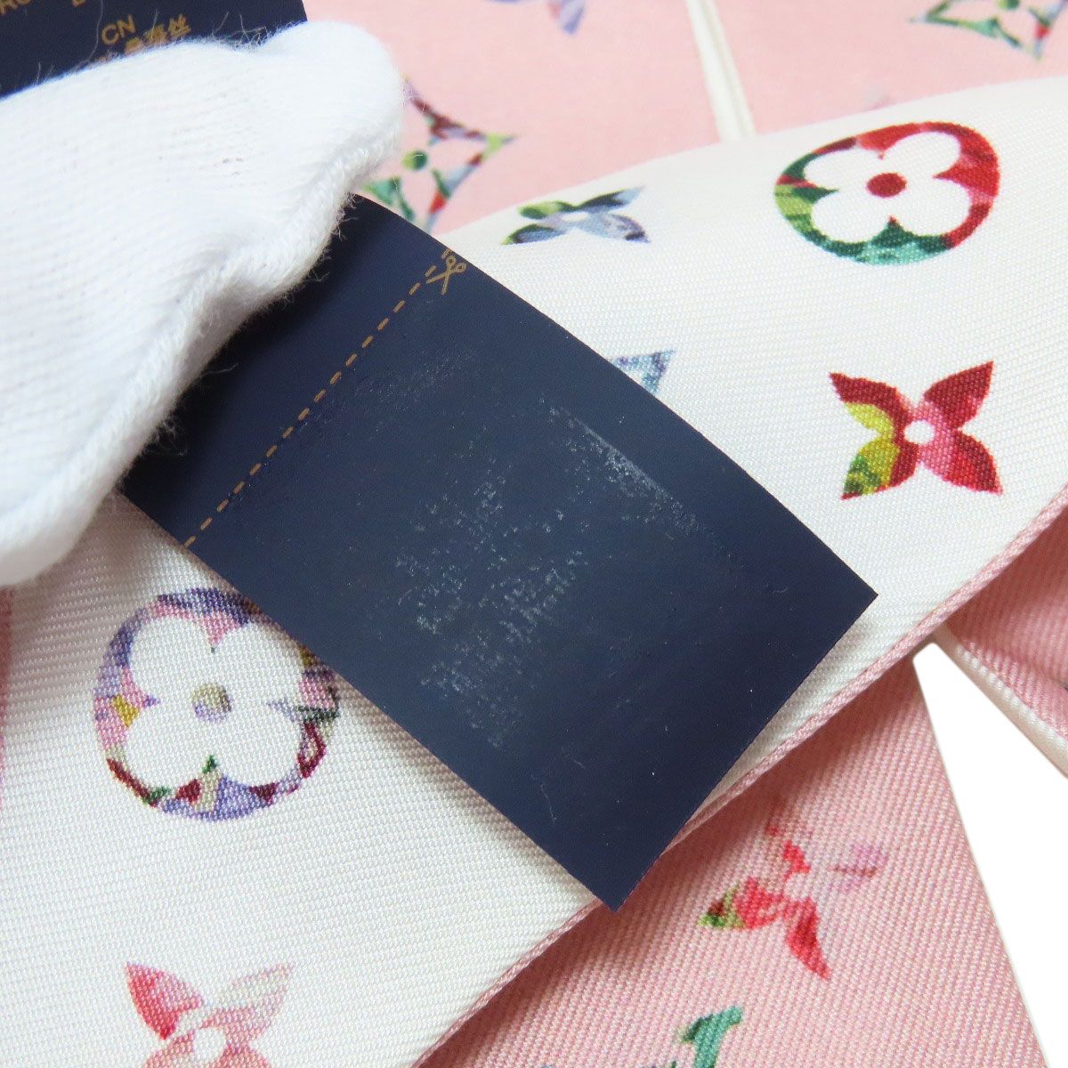 LOUIS VUITTON ルイヴィトン M77904 バンドーBB スカーフ シルク