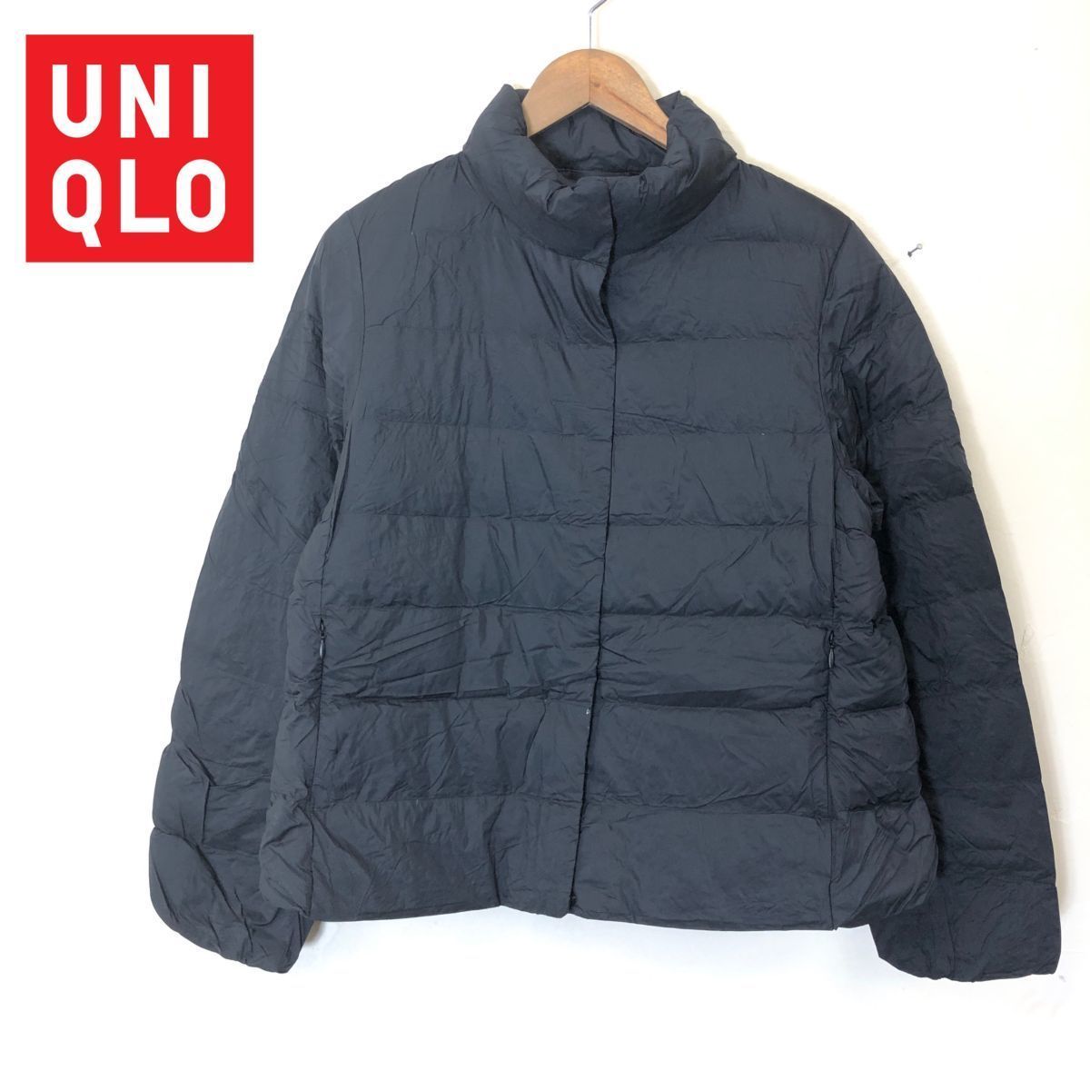 UNIQLO ウルトラライトダウンコートLサイズ 黒 ダウンジャケット UNIQLO - ユニクロ UNIQLO ウルトラライトダウンフーデッド