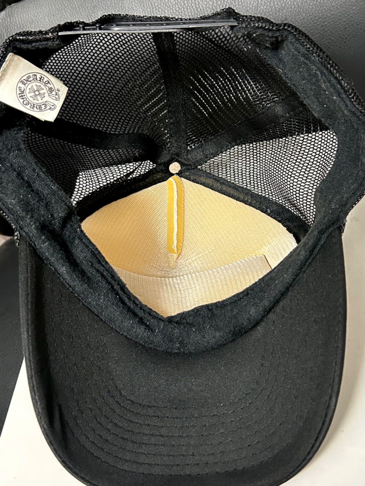 ジャパンタグ正規品　クロムハーツ　メッシュキャップ　レア刺繍 Chrome Hearts Embroidered Mesh Cap クロムハーツ 刺繍