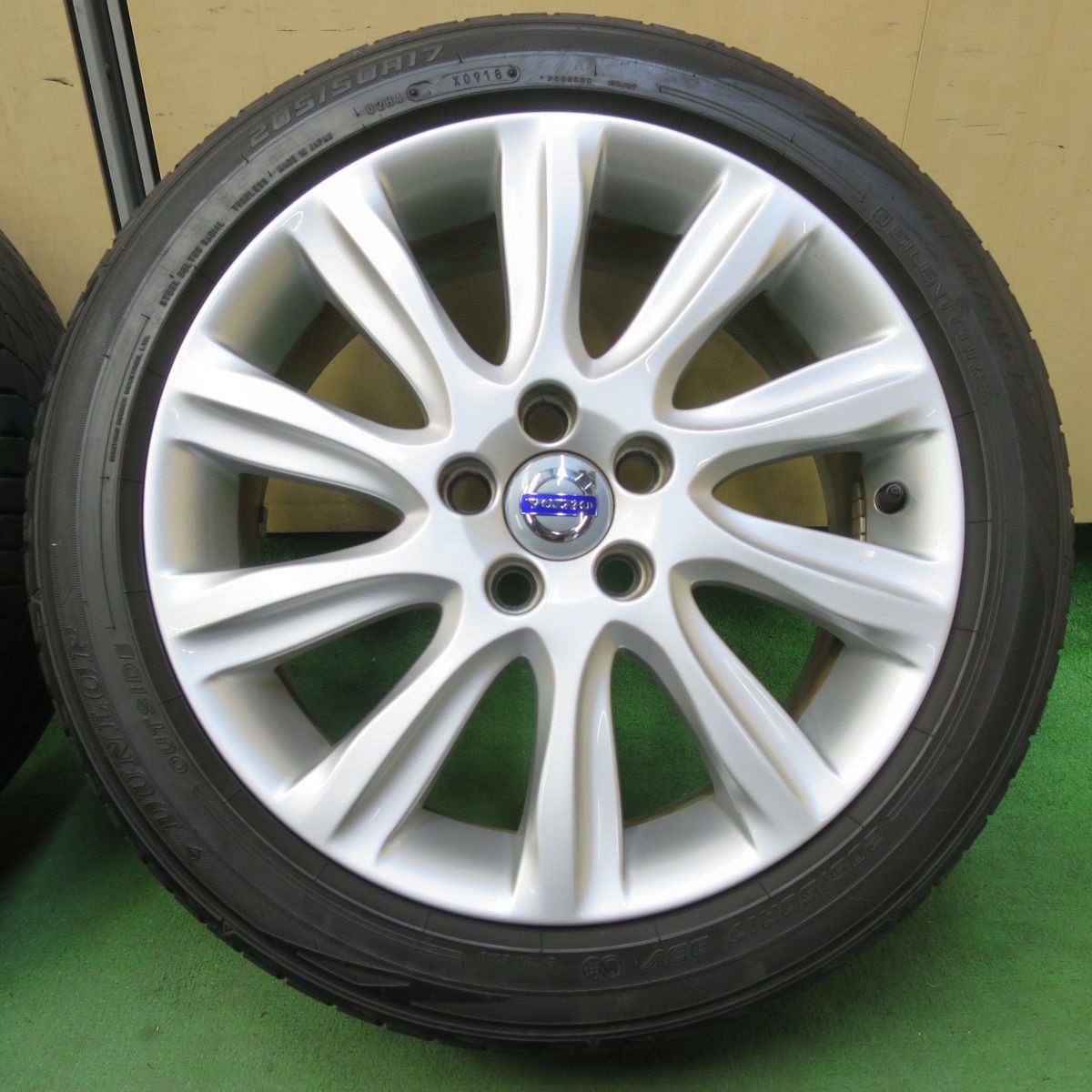 4本価格☆ボルボ V40 純正 205/50R17 ダンロップ LE MANS V ルマン5 17 