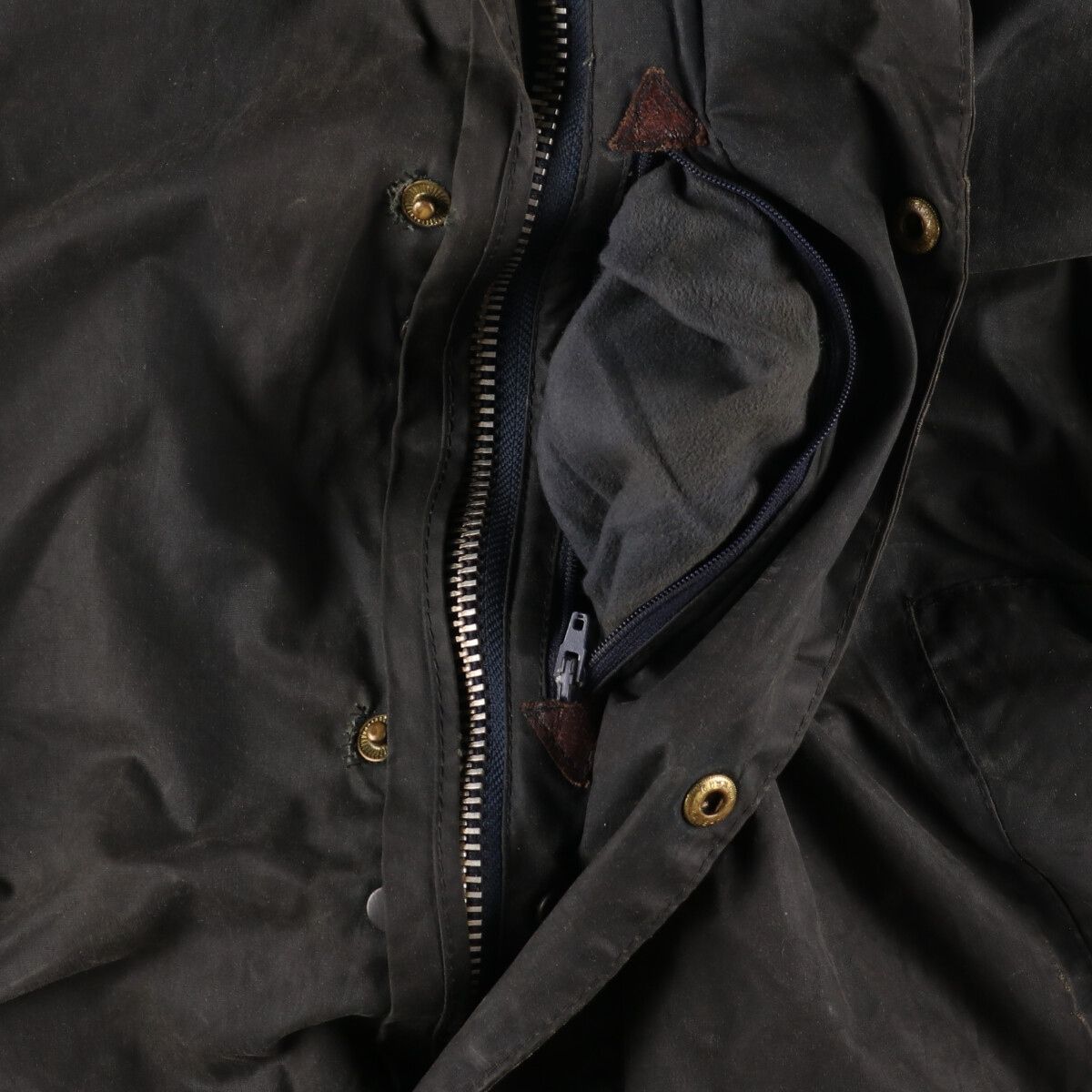 古着 90年代 バブアー Barbour BORDER ボーダー 旧3ワラント