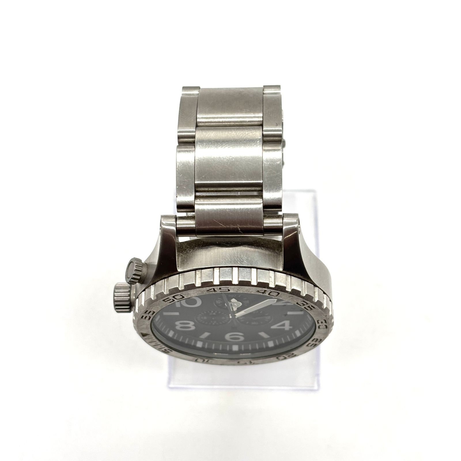 NIXON 腕時計 51-30 クロノグラフ ダイバーズ シルバー