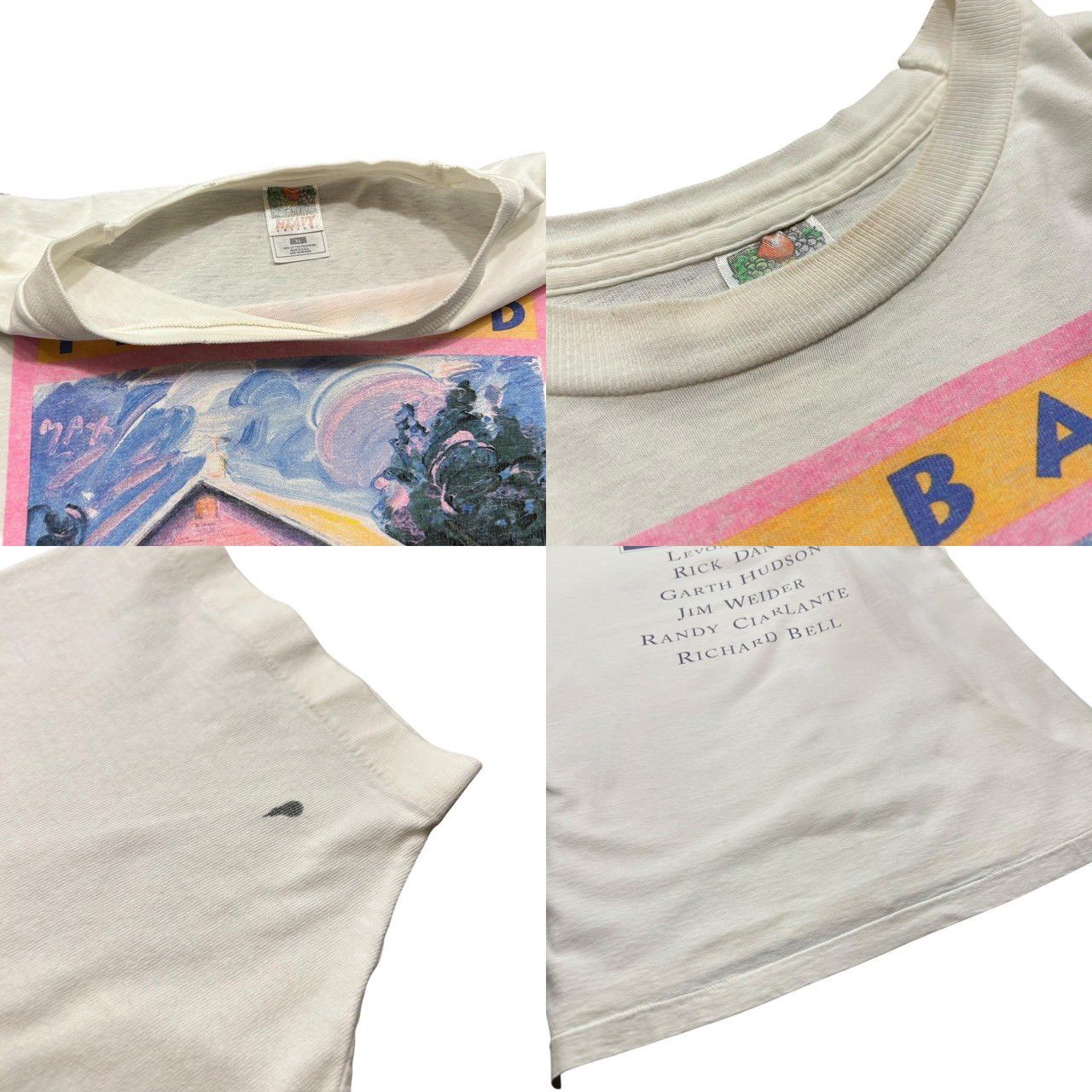 90s ビンテージ THE BAND 両面プリント バンド Tシャツ XL