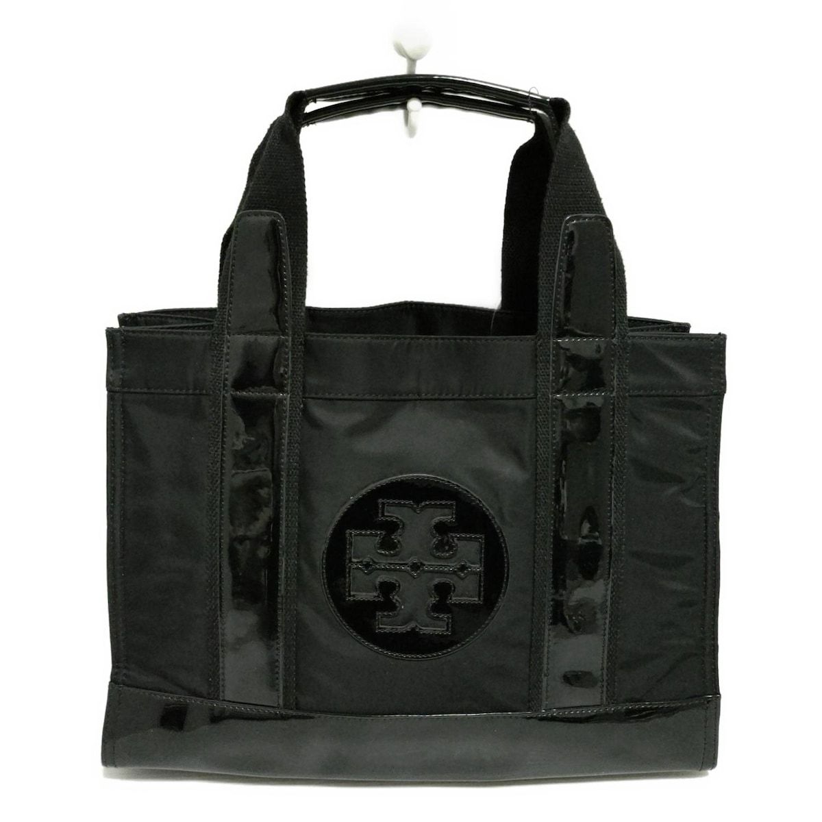 【Tory Burch】トリーバーチ レザートート【美品】 Tory Burch 黒 レザートートバッグ（TORY BURCH（トリーバーチ