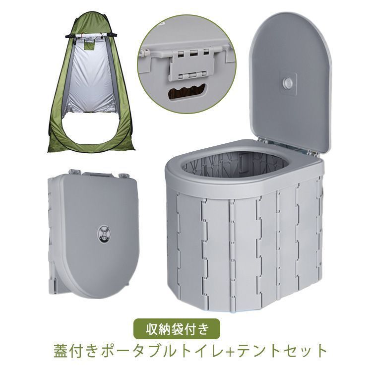 災害・キャンプに】水不要◎大小分離の手作りコンポストトイレ 災害