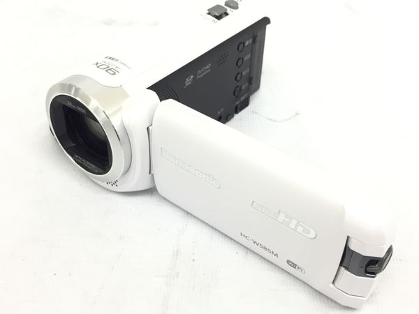 ビデオカメラ Panasonic 90x iA zoom HYBRID O.I.S Panasonic 90X iA ZOOM HYBRID O.I.S. HC-W585M-W パナソニック