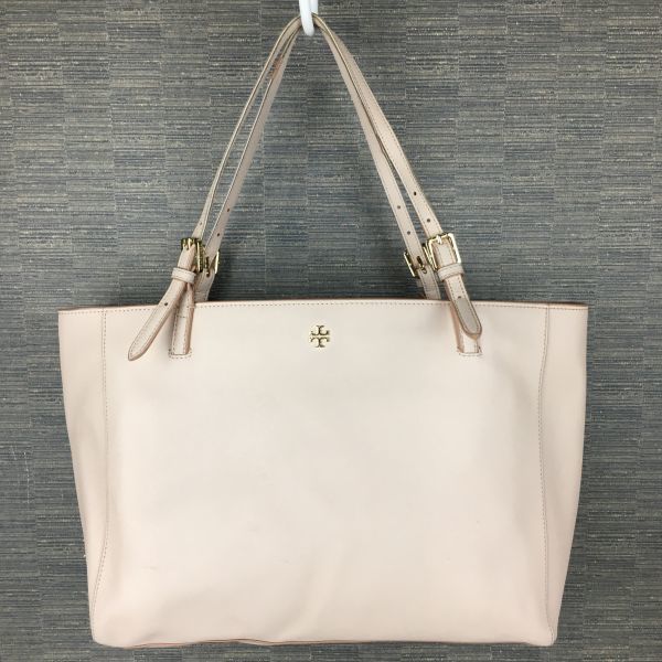 TORY BURCH/トリーバーチ レザー トートバッグ ピンク 3箇所収納 