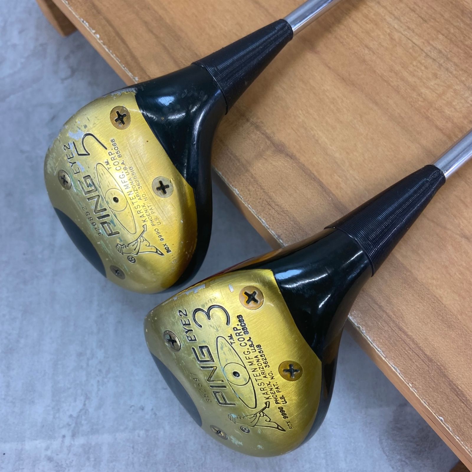 PING EYE２の希少なパーシモンウッド３本（１W/３W/４W） PING EYE2の希少なパーシモンウッド3本（1W/3W/4W） - メルカリ