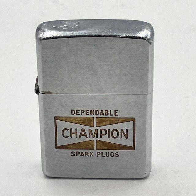 ★Vin-Zippo★ チャンピオンプラグ CHAMPION PLUG ヴィンテージ 1955年後期　 70\u0027s Vintage CHAMPION SPARK PLUGS Zippo NOS | Button Works Store