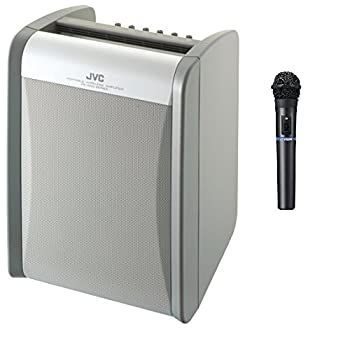 -非常に良い JVCケンウッド ポータブルワイヤレスアンプ CD シングルチューナー マイク PE-W51SCDB-M