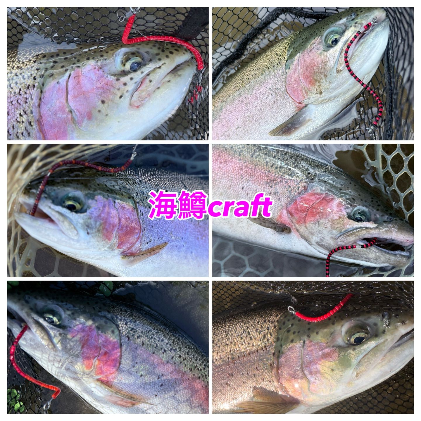 【らーてりっち】管釣り　エリアトラウト 海鱒スパイラルtrigger 管釣り エリアトラウト【形状記憶】海鱒スパイラルtrigger 3本
