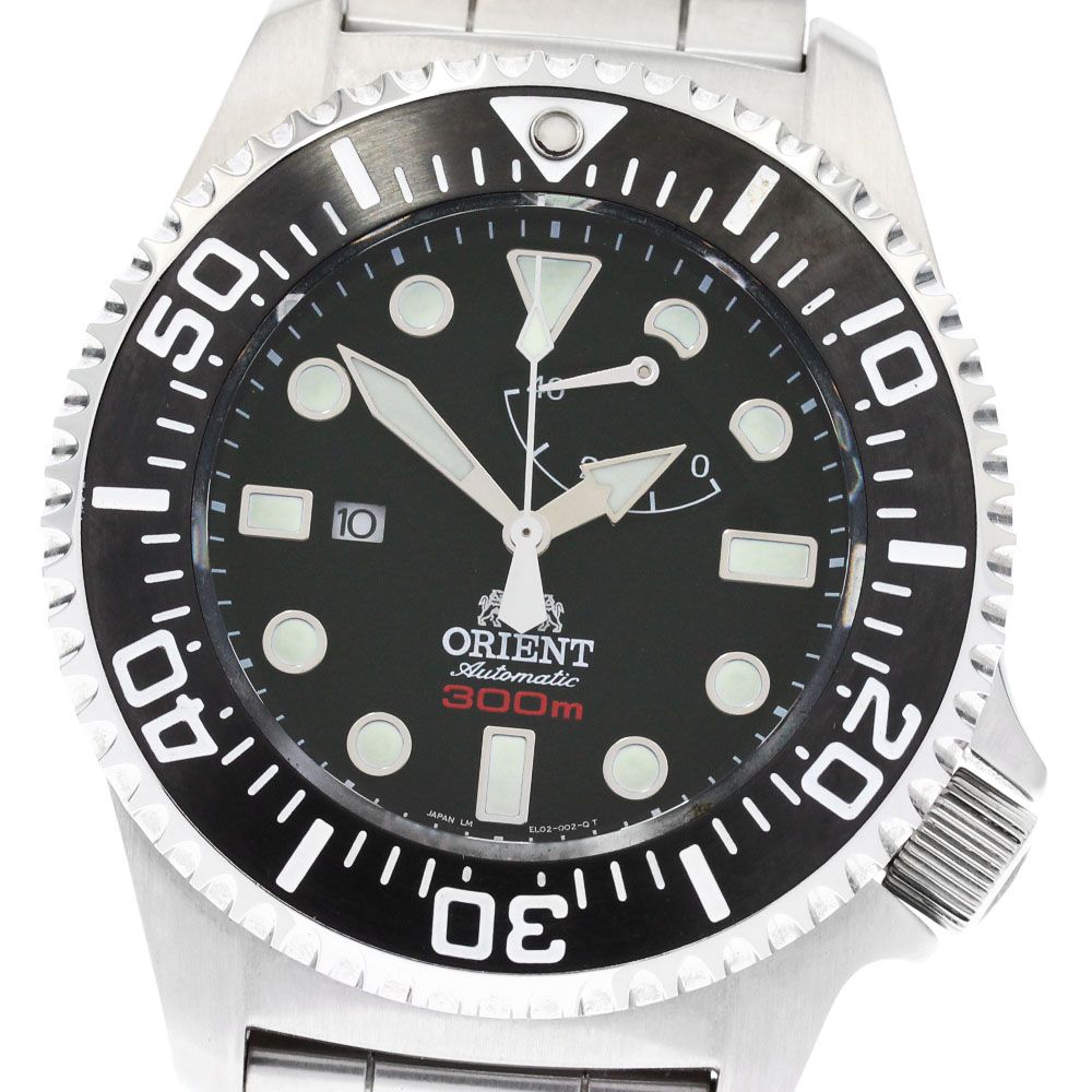 オリエント ORIENT EL02-D0-B RS ダイバー300M パワーリザーブ デイト 自動巻き メンズ _883289