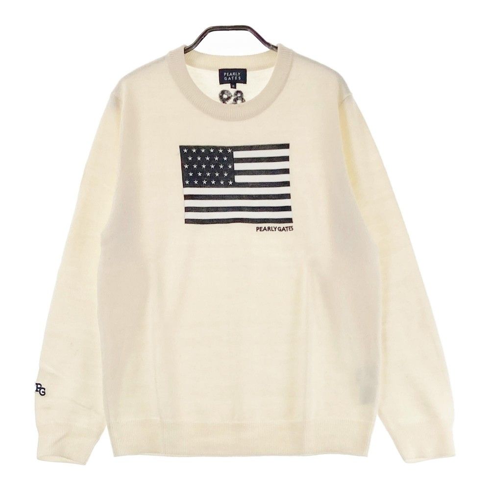 新品 PEARLY GATES メンズセーター サイズ6 ホワイト 【公式通販】